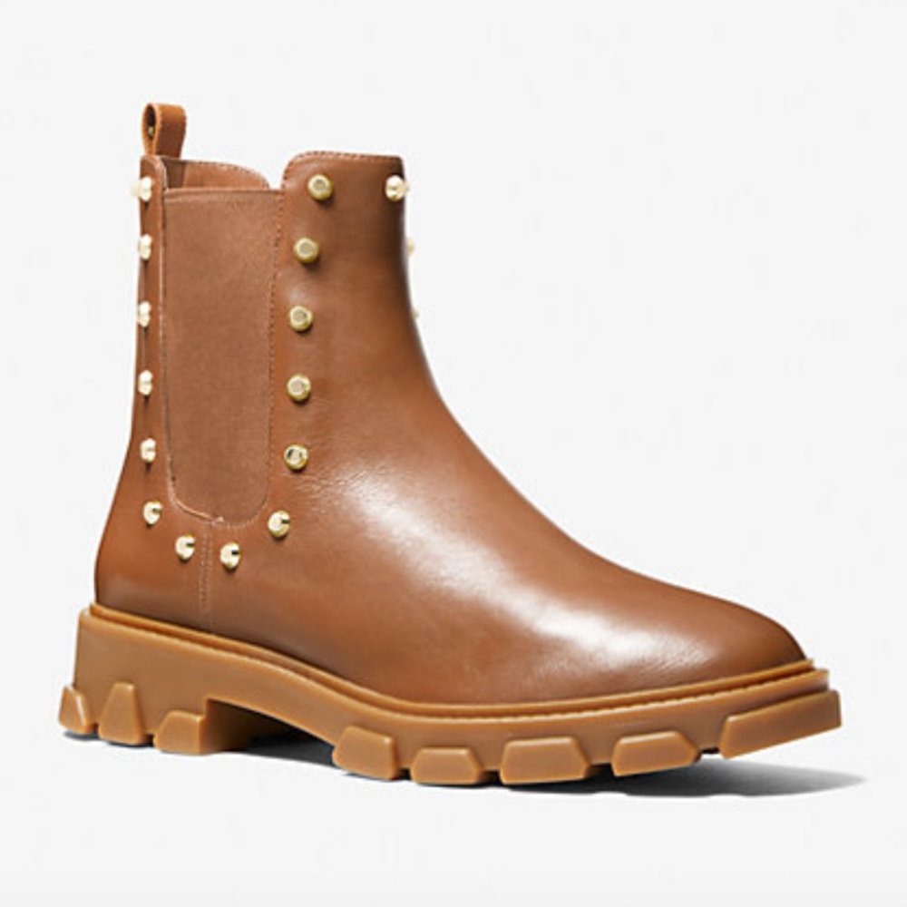 Michael Kors Ridley Astor Stud Leather Boot